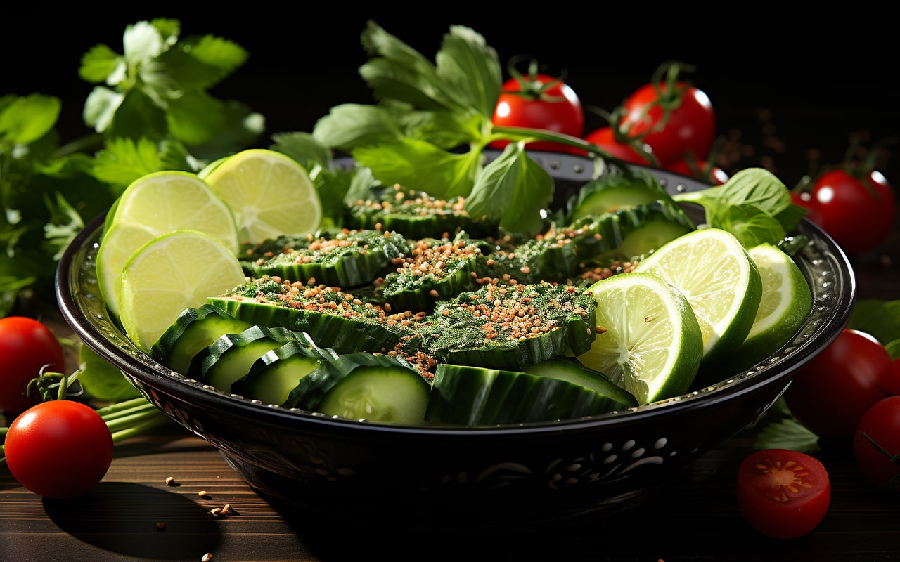 Dijon Quinoa and Avocado Salad with Lemon Kale Vinaigrette