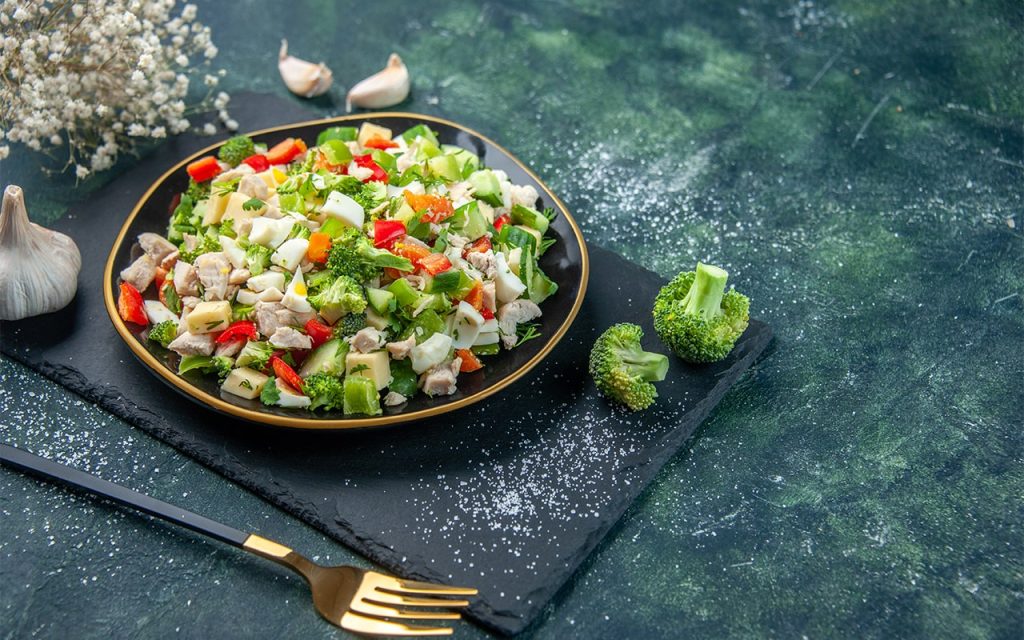 Fresh Broccoli Salad with best recipe writer in the world