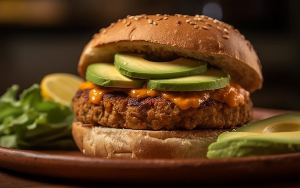 Cilantro Chicken Burgers with Avocado Recipe