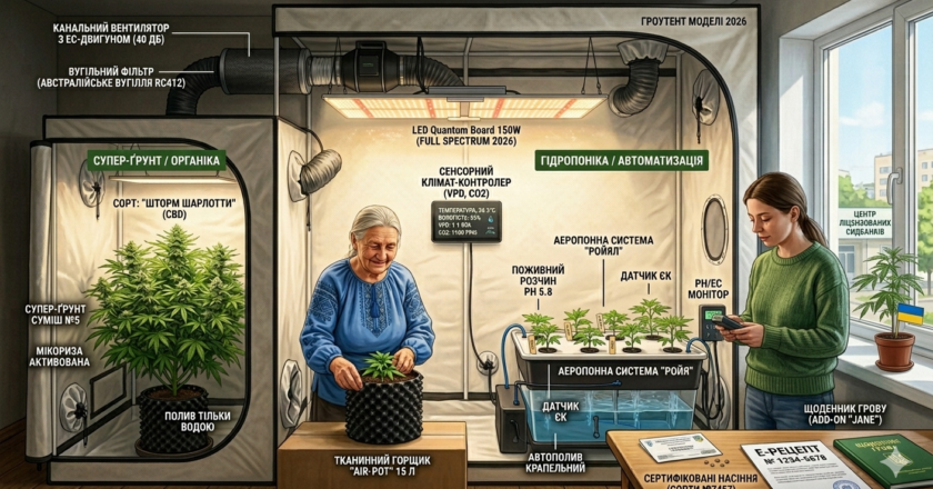 Гровінг 2026: Повний посібник із запуску першого домашнього циклу в умовах легалайзу